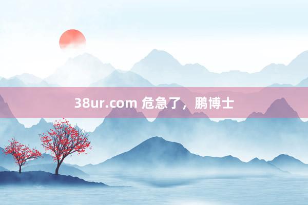 38ur.com 危急了，鹏博士