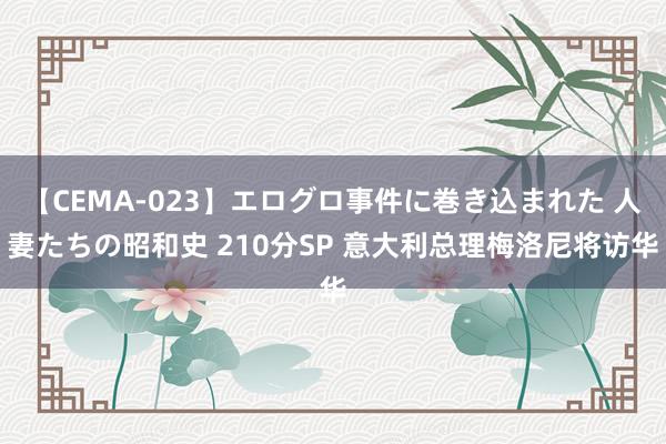 【CEMA-023】エログロ事件に巻き込まれた 人妻たちの昭和史 210分SP 意大利总理梅洛尼将访华