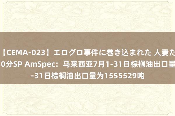 【CEMA-023】エログロ事件に巻き込まれた 人妻たちの昭和史 210分SP AmSpec：马来西亚7月1-31日棕榈油出口量为1555529吨